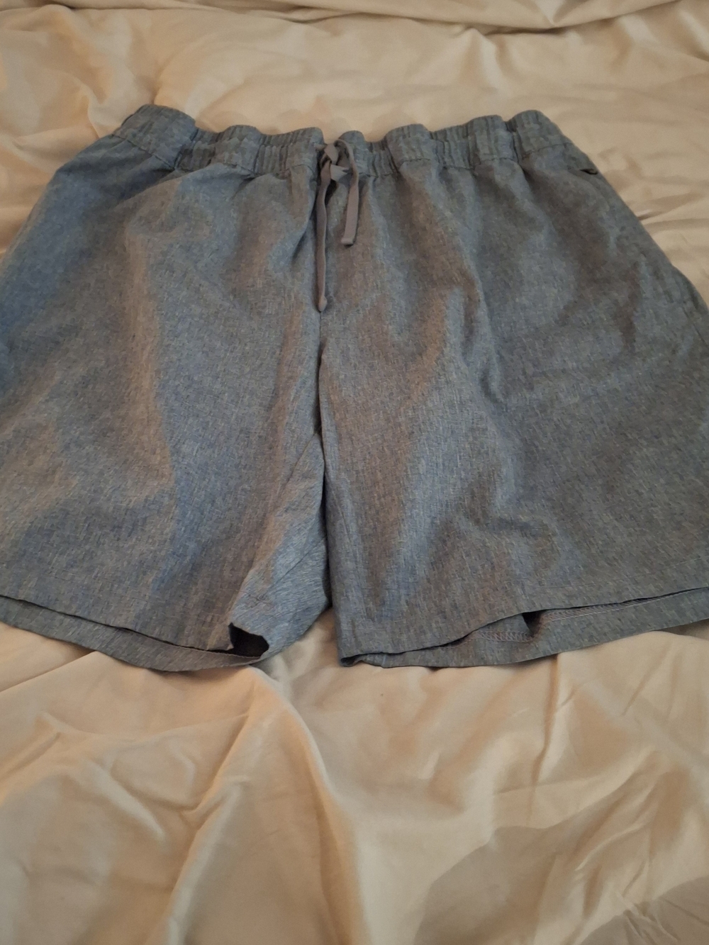 George Women's Blue Heathered Casual Shorts - Picture 2 of 9